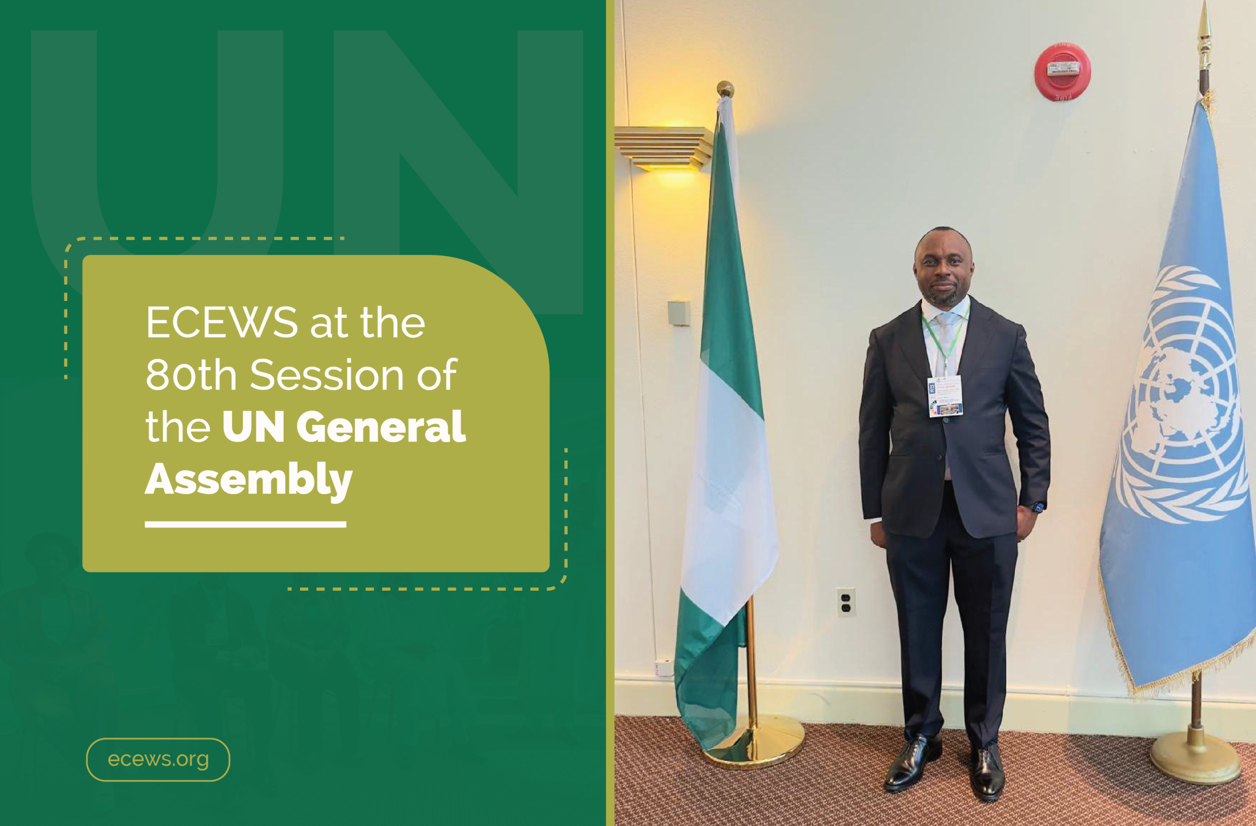 ECEWS at the 80th Session of the United Nations General Assembly
