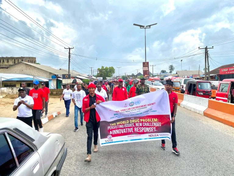 ECEWS Joins NDLEA in Anti-Drug Advocacy Walk